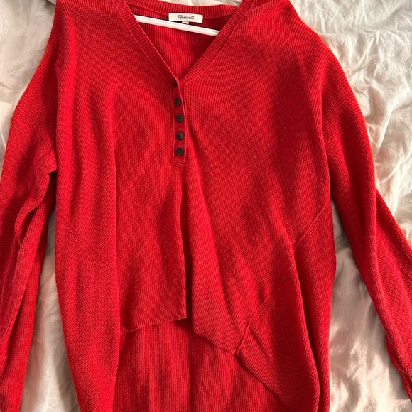Madewell size medium red sweater - Picture 1 of 1